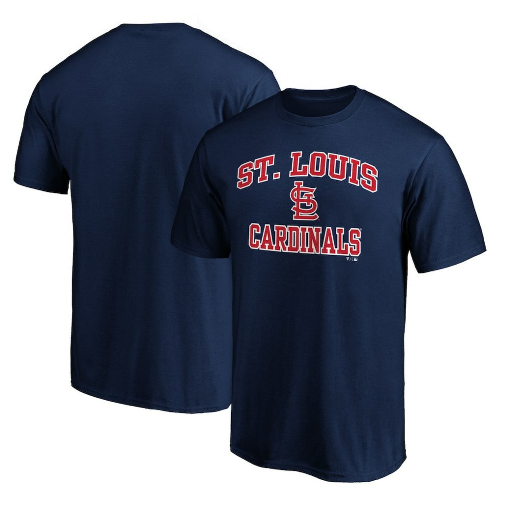St. Louis Cardinals Heart & Soul T-Shirt - Navy