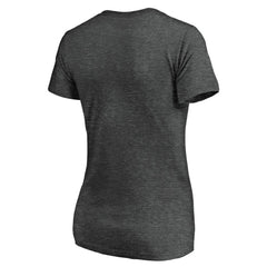 Athletics Women's Core Team Lock Up V-Neck T-Shirt - Charcoal