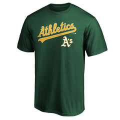 Athletics Team Lock Up Wordmark T-Shirt - Green