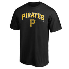 Pittsburgh Pirates Team Lock Up Wordmark T-Shirt - Black