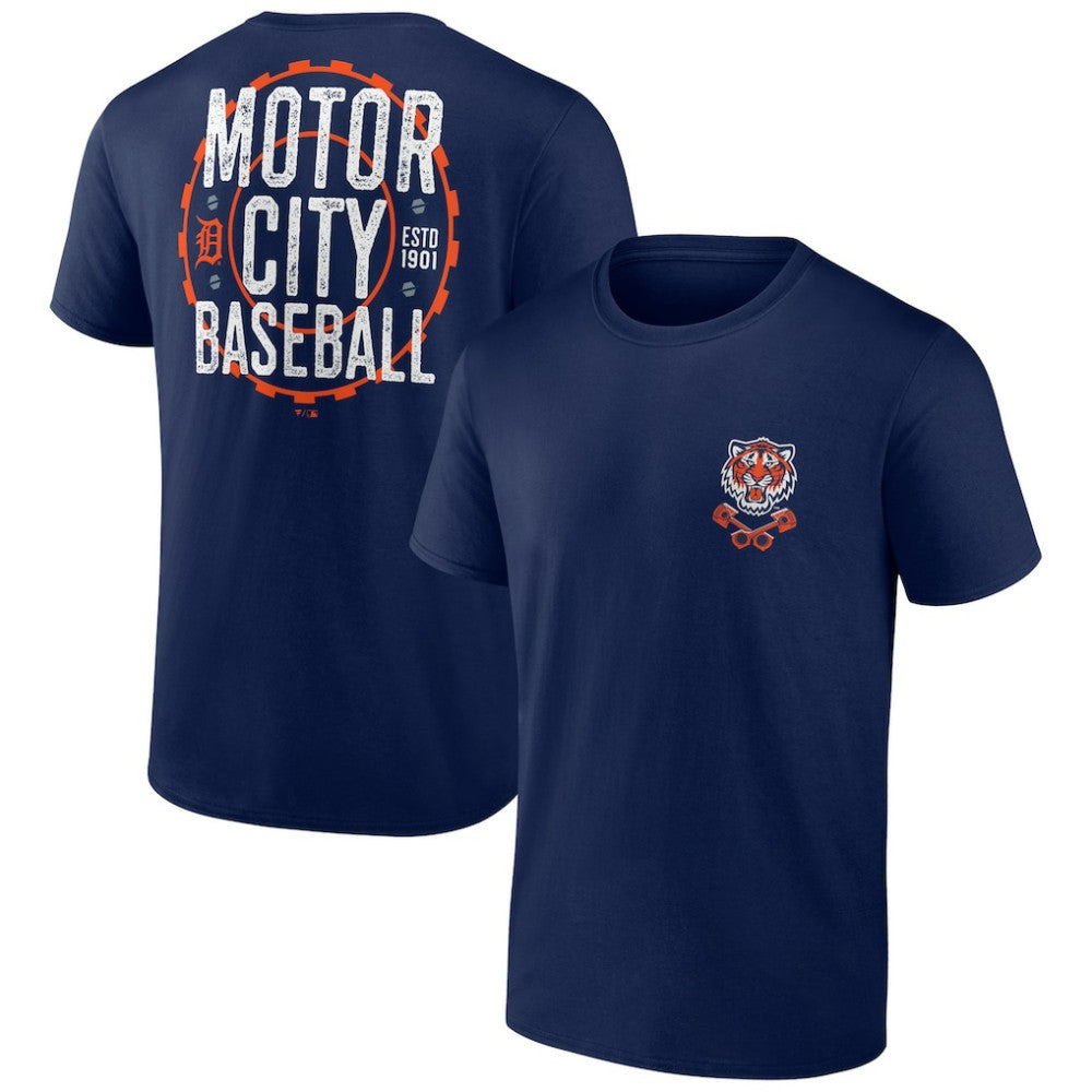 Detroit Tigers Bring It Motor City T-Shirt - Navy