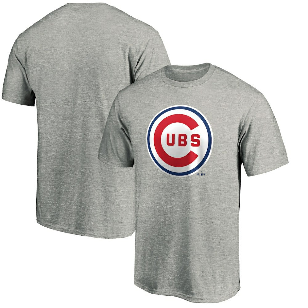 Chicago Cubs Cooperstown Collection Forbes T-Shirt - Heather Gray