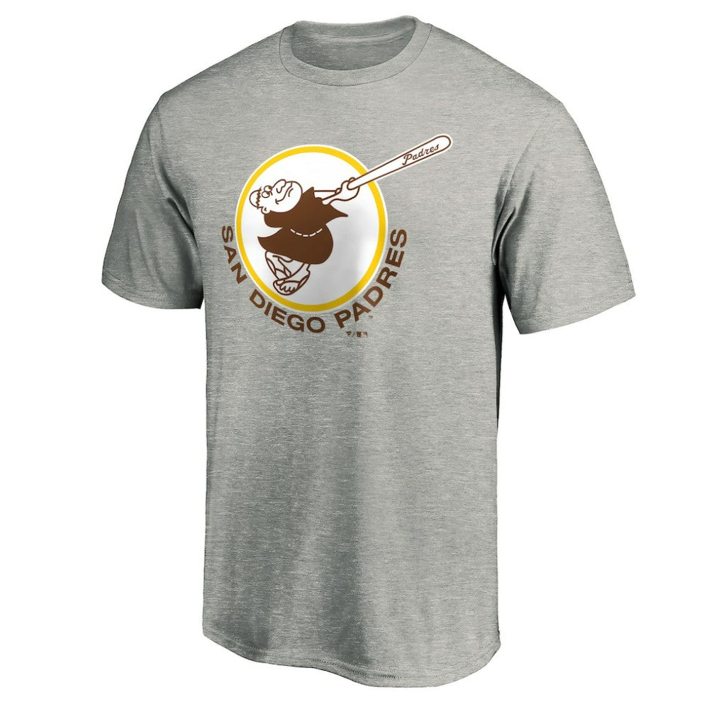 San Diego Padres Cooperstown Collection Forbes T-Shirt - Heather Gray
