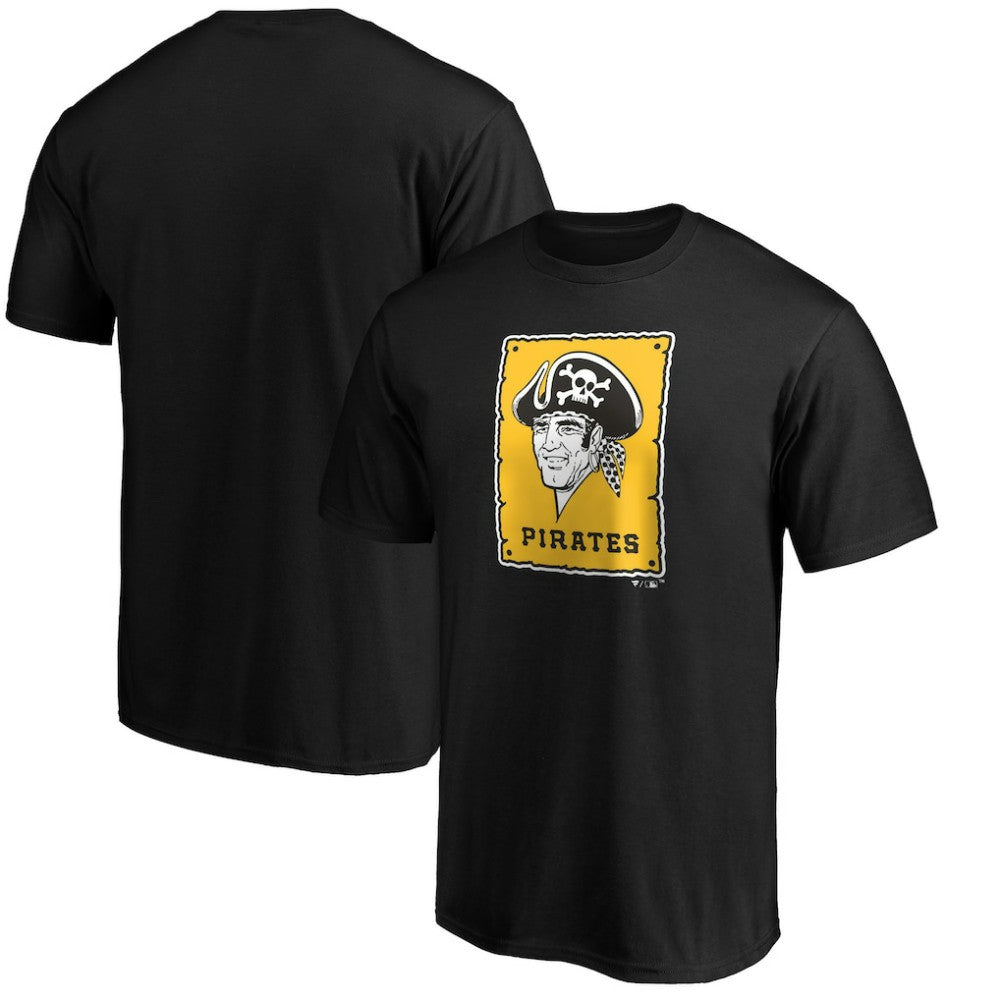 Pittsburgh Pirates Cooperstown Collection Forbes Team Logo T-Shirt - Black
