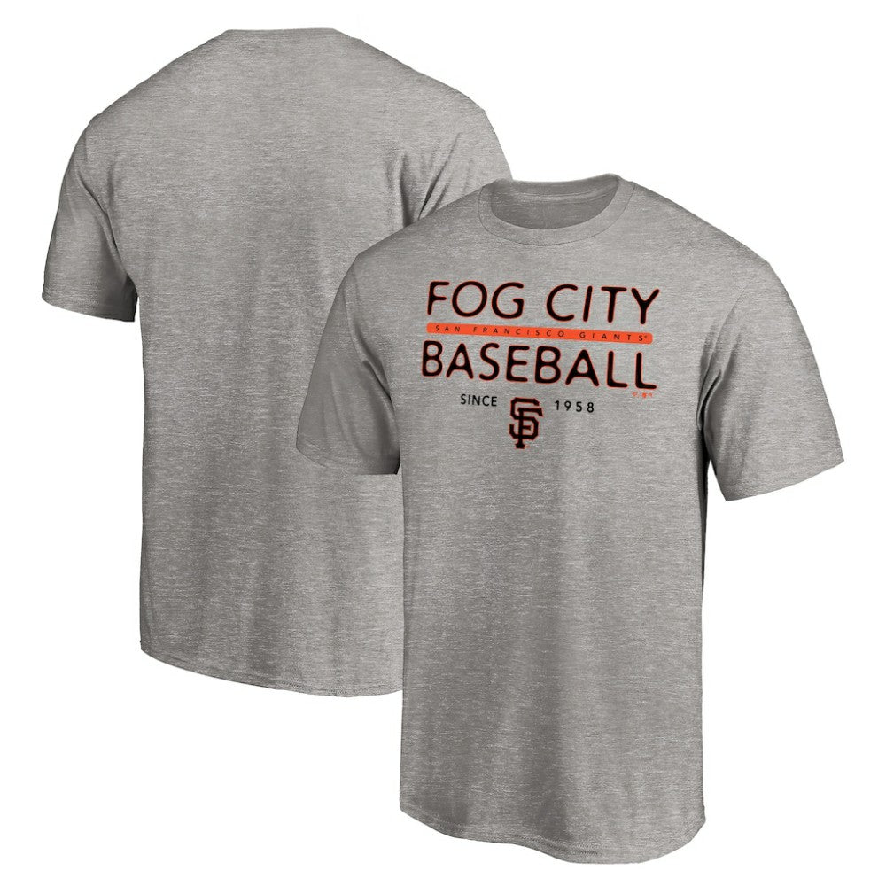 San Francisco Giants Fog City Baseball T-Shirt - Heather Gray