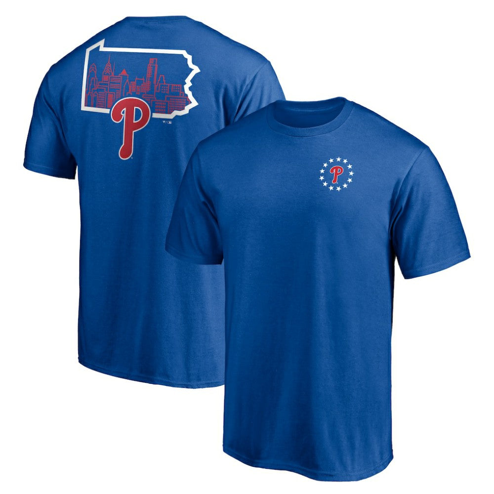 Philadelphia Phillies Philly State T-Shirt - Royal