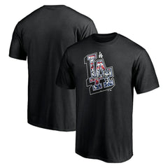 Los Angeles Dodgers Hometown Collection Tag T-Shirt - Black