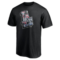 Los Angeles Dodgers Hometown Collection Tag T-Shirt - Black