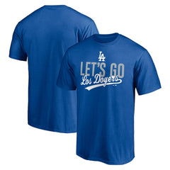 Los Angeles Dodgers Let's Go Los Doyers T-Shirt - Royal