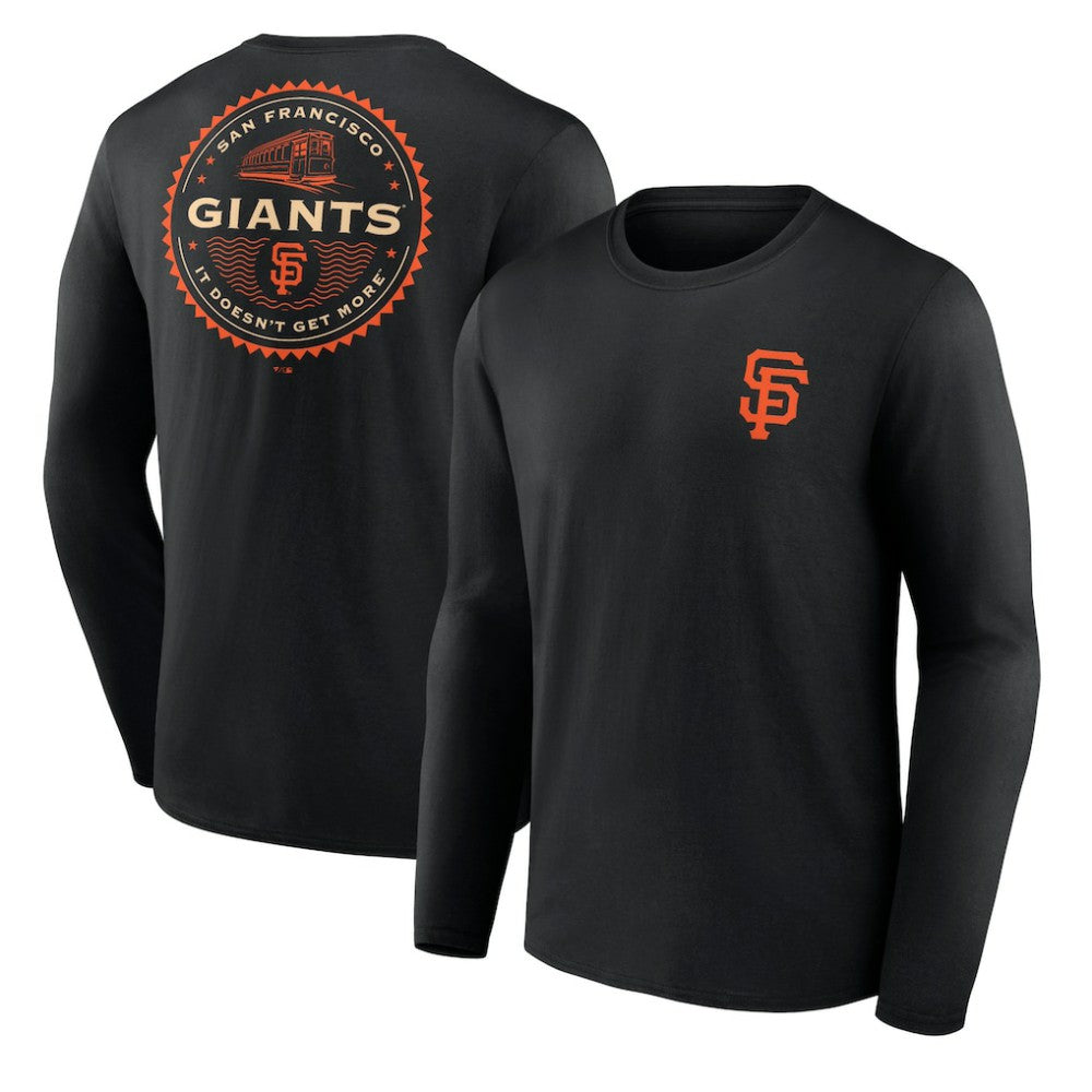 San Francisco Giants SF Seal Long Sleeve T-Shirt - Black