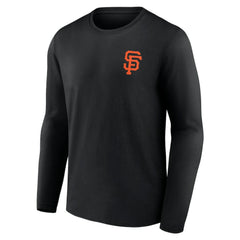 San Francisco Giants SF Seal Long Sleeve T-Shirt - Black