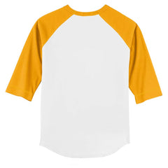 San Diego Padres Tiny Turnip Youth Base Stripe 3/4-Sleeve Raglan T-Shirt - White/Gold