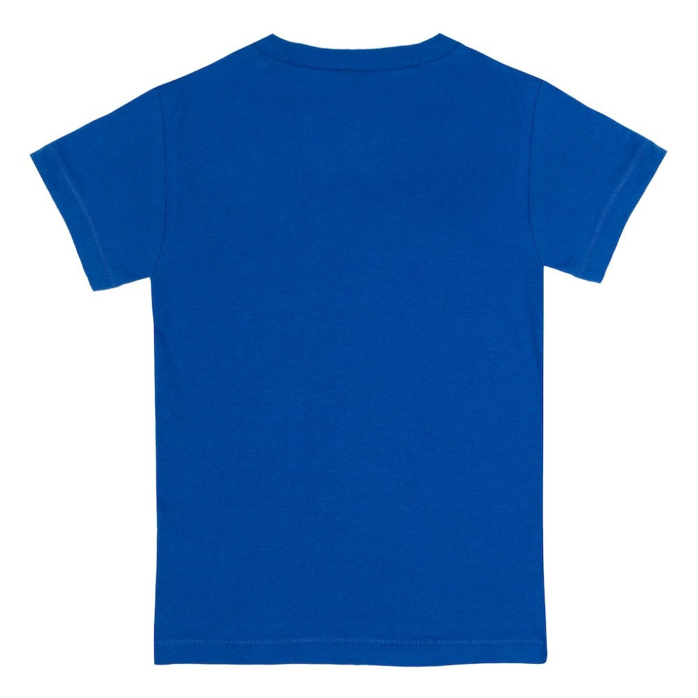 Los Angeles Dodgers Tiny Turnip Youth Baseball Bow T-Shirt - Royal