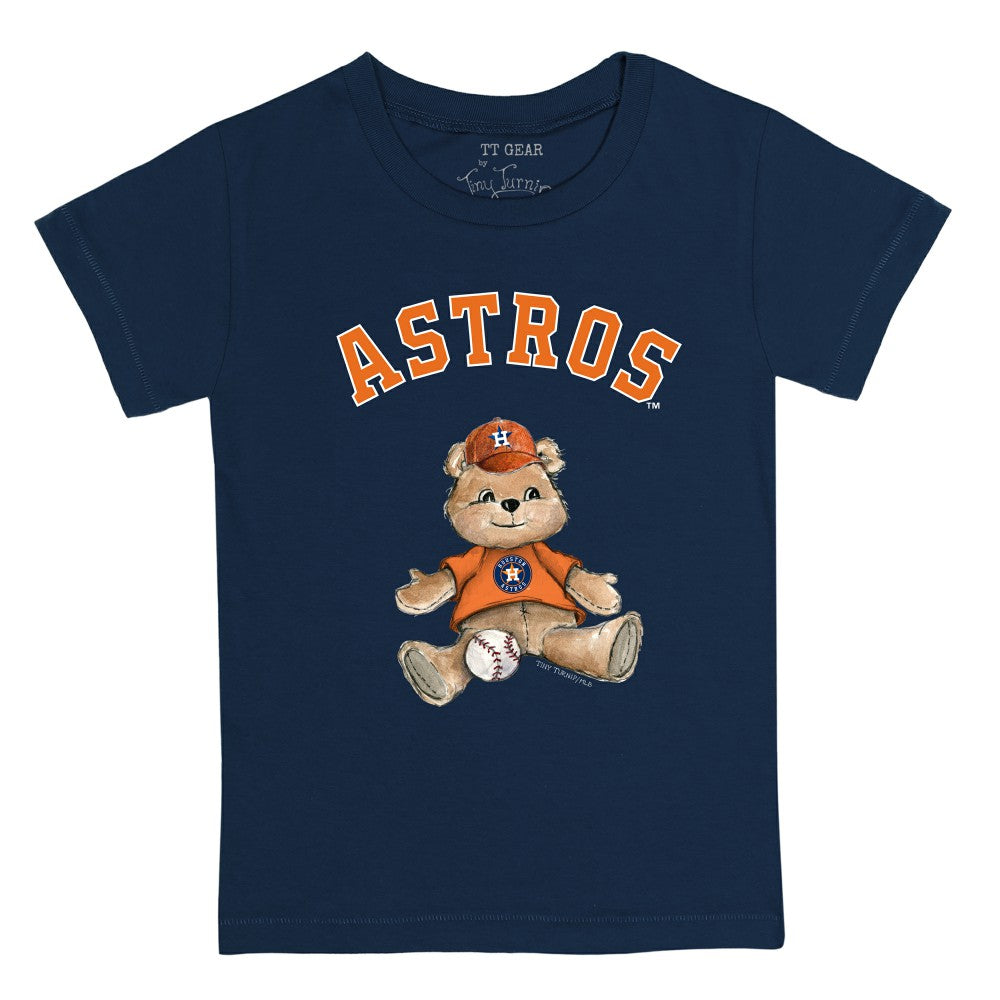 Houston Astros Tiny Turnip Youth Teddy Boy T-Shirt - Navy