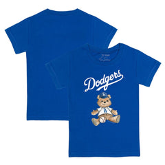 Los Angeles Dodgers Tiny Turnip Youth Teddy Boy T-Shirt - Royal