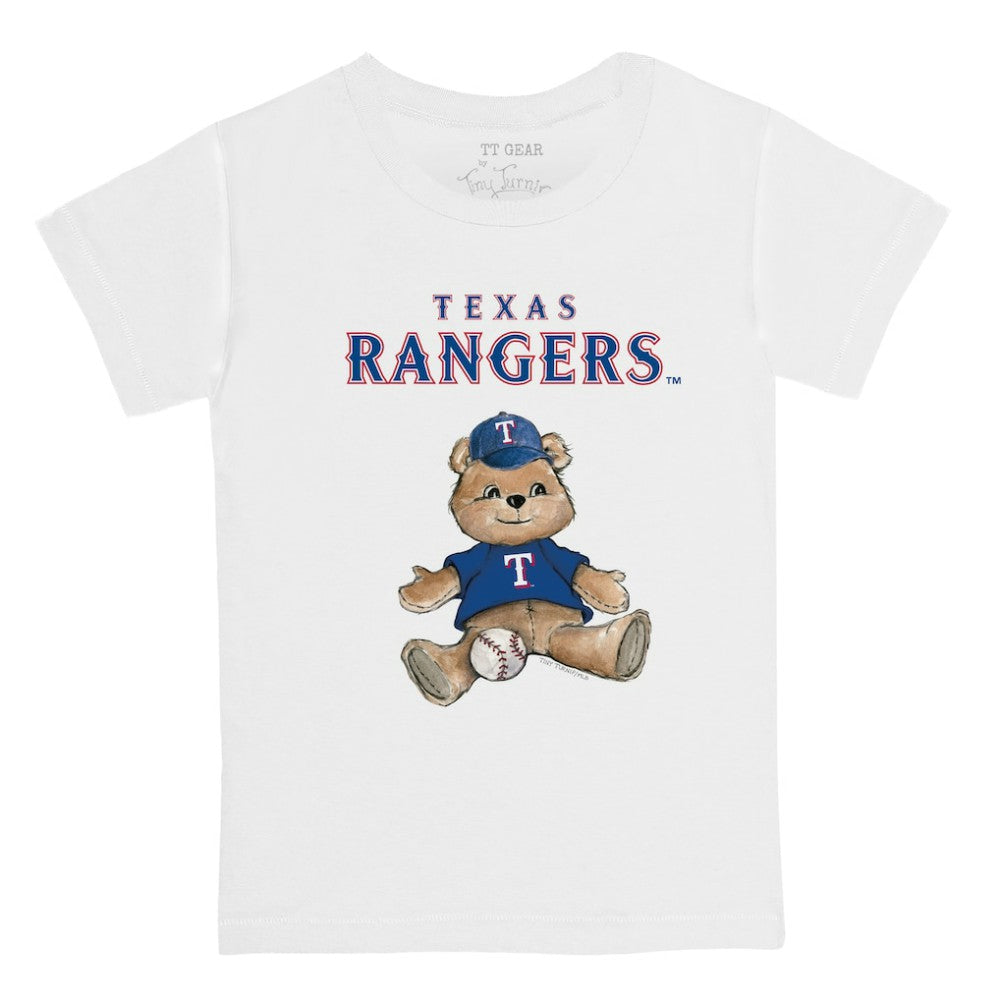 Texas Rangers Tiny Turnip Youth Teddy Boy T-Shirt - White