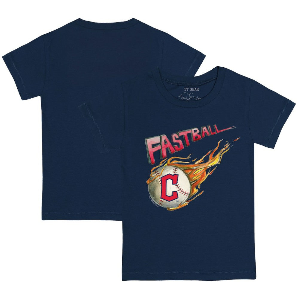 Cleveland Guardians Tiny Turnip Youth Fastball T-Shirt - Navy