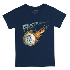 Seattle Mariners Tiny Turnip Youth Fastball T-Shirt - Navy