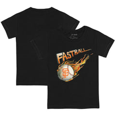 San Francisco Giants Tiny Turnip Youth Fastball T-Shirt - Black