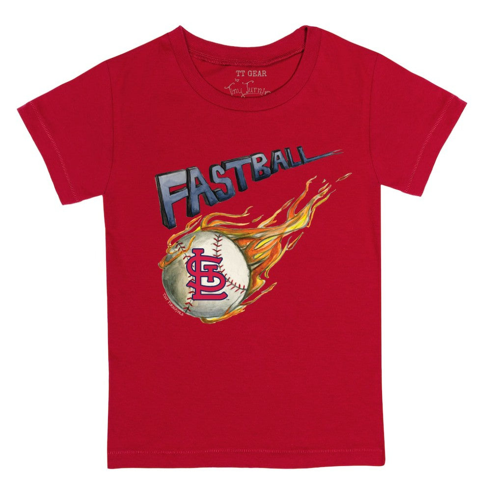 St. Louis Cardinals Tiny Turnip Youth Fastball T-Shirt - Red