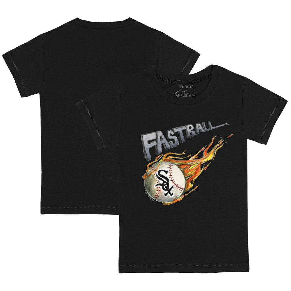 Chicago White Sox Tiny Turnip Youth Fastball T-Shirt - Black