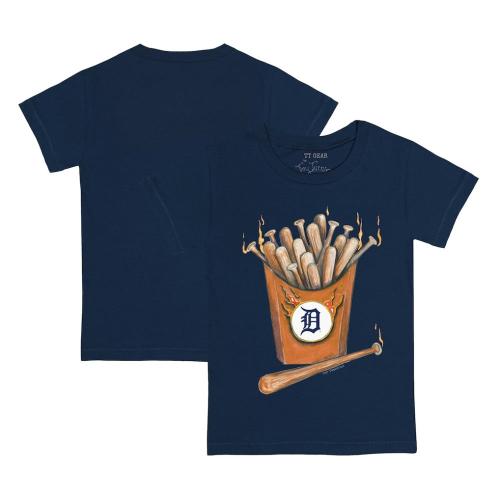 Detroit Tigers Tiny Turnip Youth Hot Bats T-Shirt - Navy