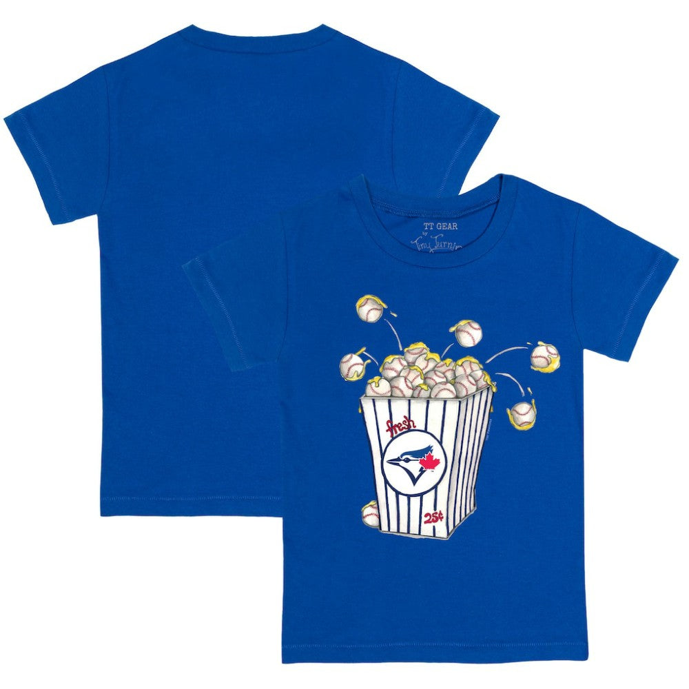 Toronto Blue Jays Tiny Turnip Youth Popcorn T-Shirt - Royal