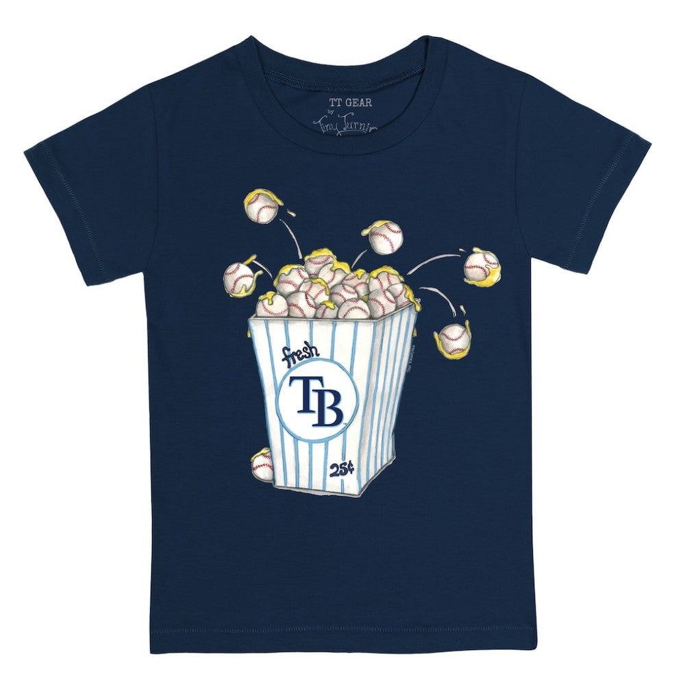 Tampa Bay Rays Tiny Turnip Youth Popcorn T-Shirt - Navy