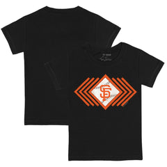 San Francisco Giants Tiny Turnip Youth Prism Arrows T-Shirt - Black