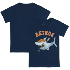 Houston Astros Tiny Turnip Youth Shark T-Shirt - Navy