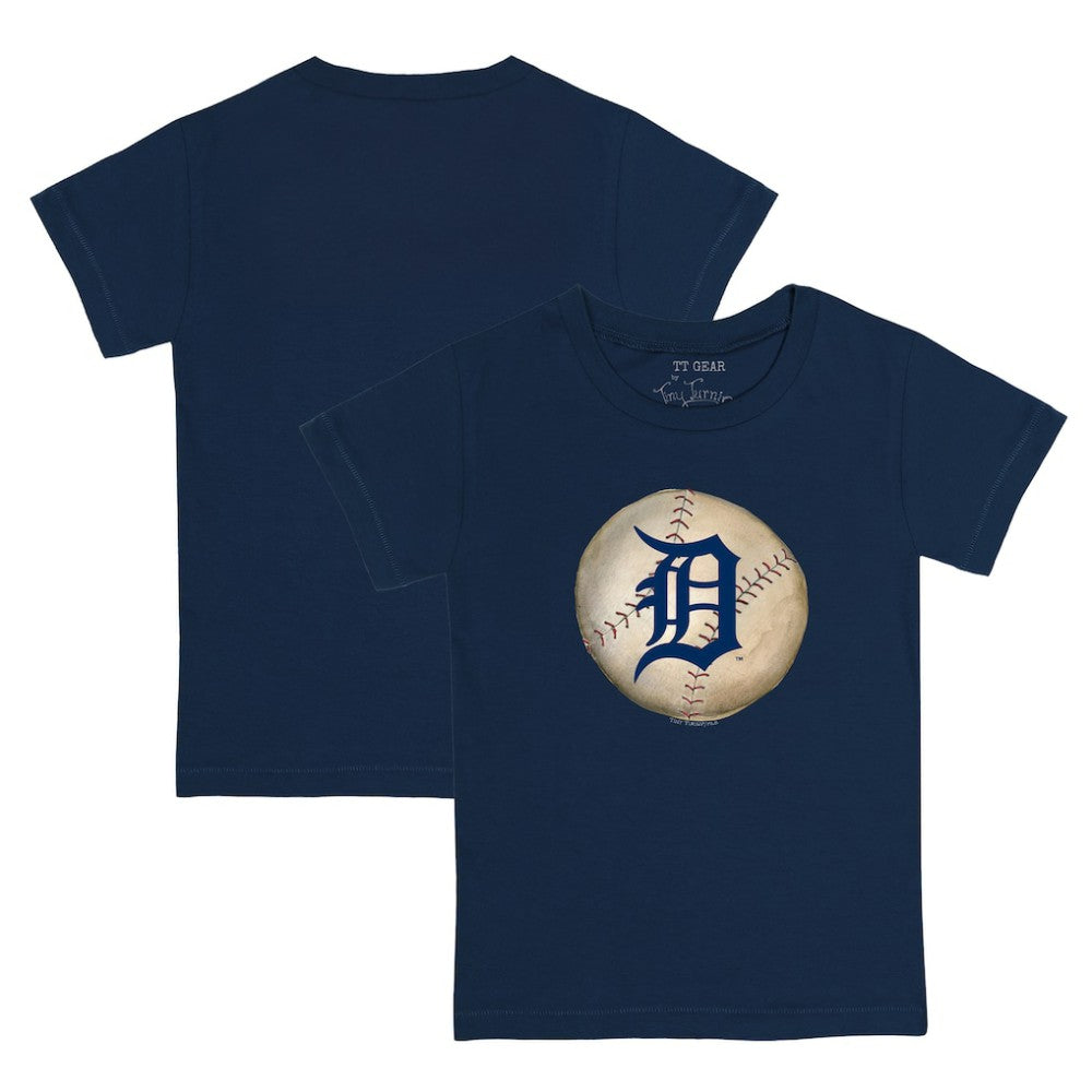 Detroit Tigers Tiny Turnip Youth Stitched Baseball T-Shirt - Navy