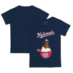 Washington Nationals Tiny Turnip Youth Sundae Helmet T-Shirt - Navy