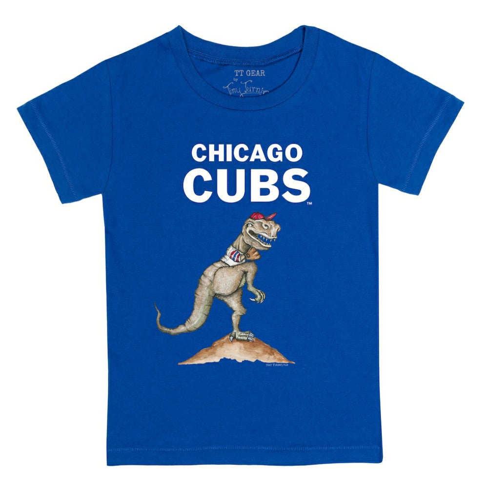 Chicago Cubs Tiny Turnip Youth TT Rex T-Shirt - Royal