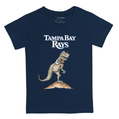 Tampa Bay Rays Tiny Turnip Youth TT Rex T-Shirt - Navy