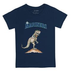 Seattle Mariners Tiny Turnip Youth TT Rex T-Shirt - Navy