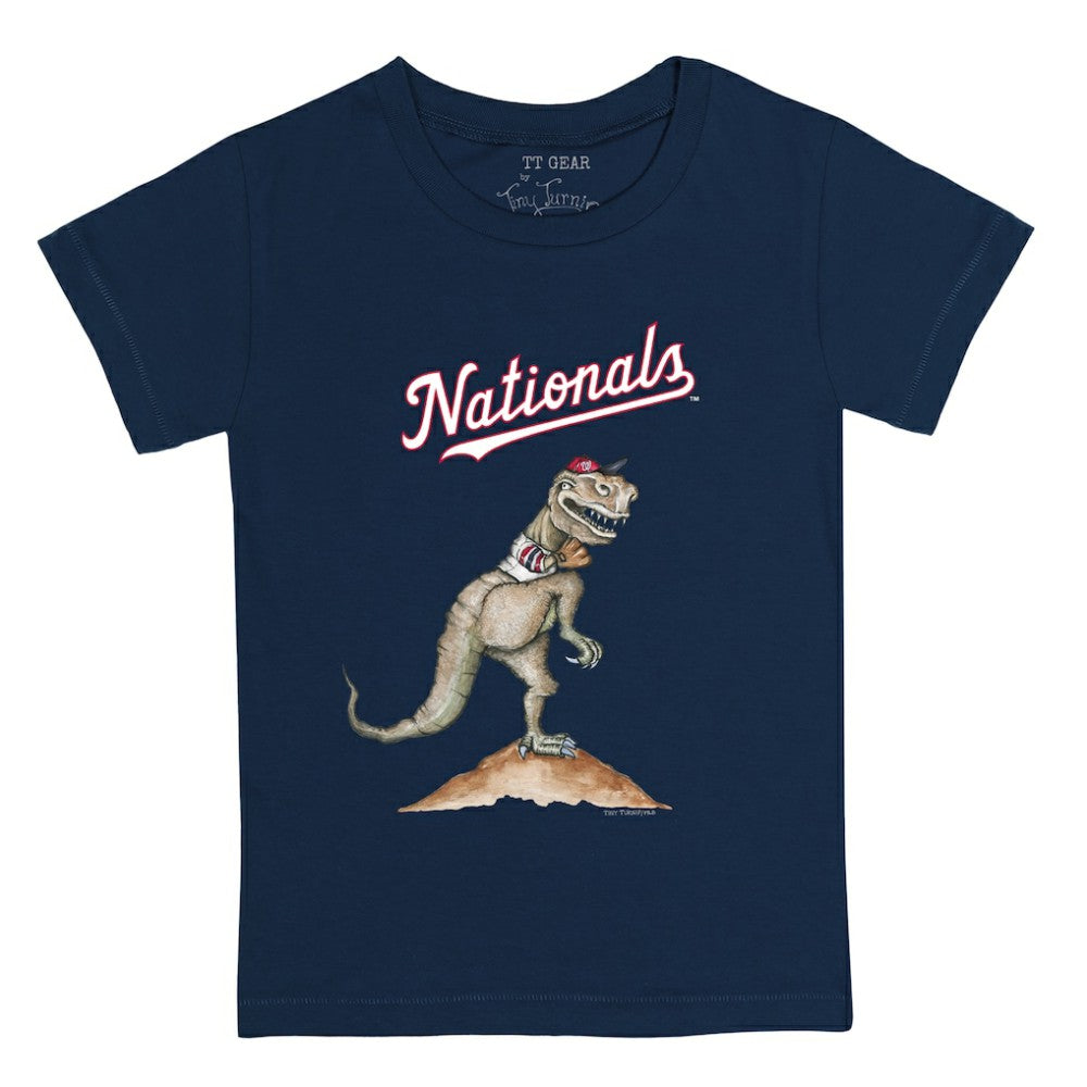Washington Nationals Tiny Turnip Youth TT Rex T-Shirt - Navy