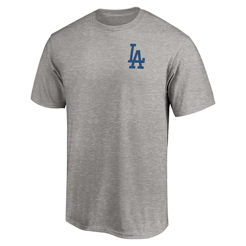 Los Angeles Dodgers Number One Dad T-Shirt - Heather Gray