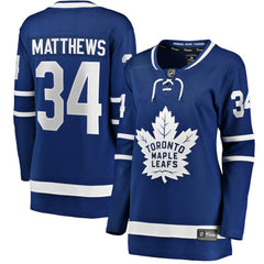 Auston Matthews Toronto Maple Leafs Fanatics Women's Home Breakaway Jersey