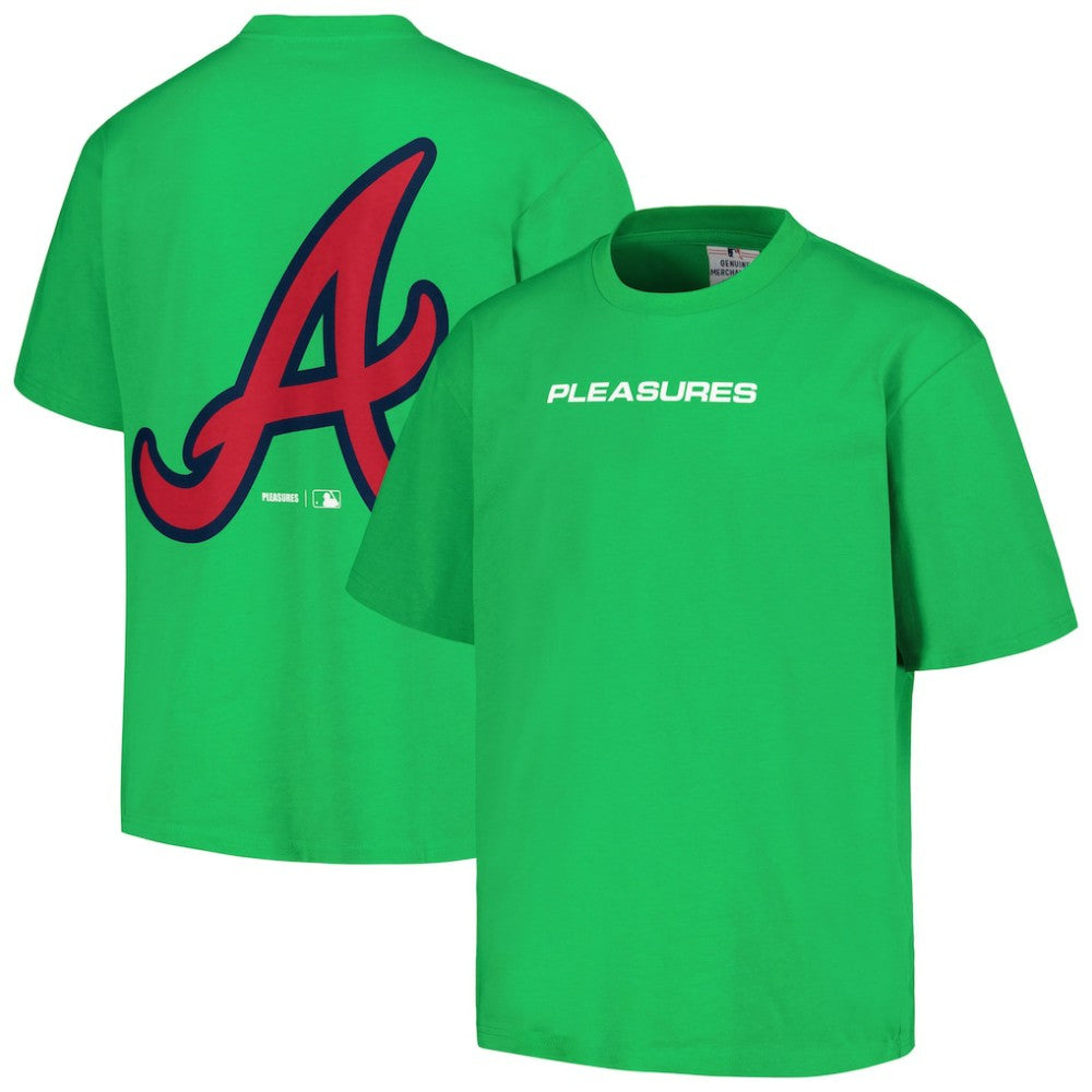 Atlanta Braves PLEASURES Ballpark T-Shirt - Green