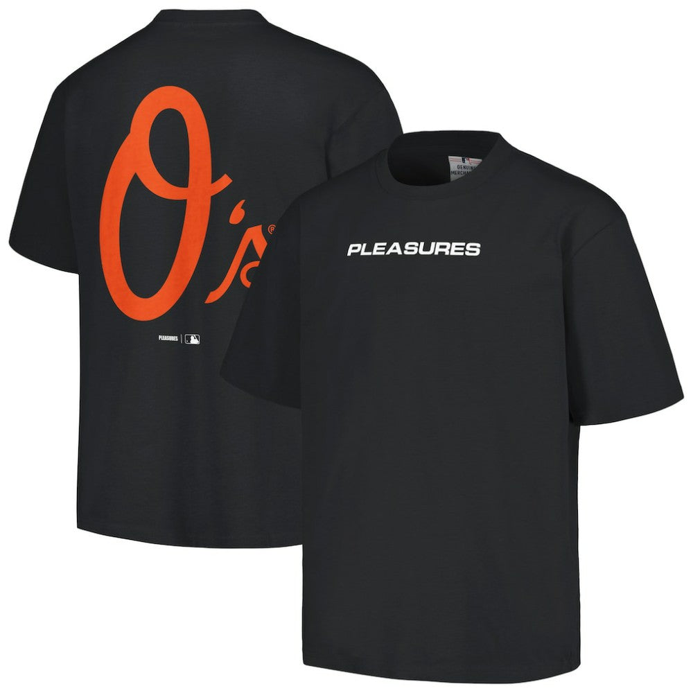 Baltimore Orioles PLEASURES Ballpark T-Shirt - Black