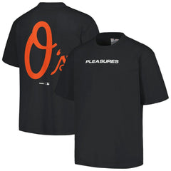 Baltimore Orioles PLEASURES Ballpark T-Shirt - Black