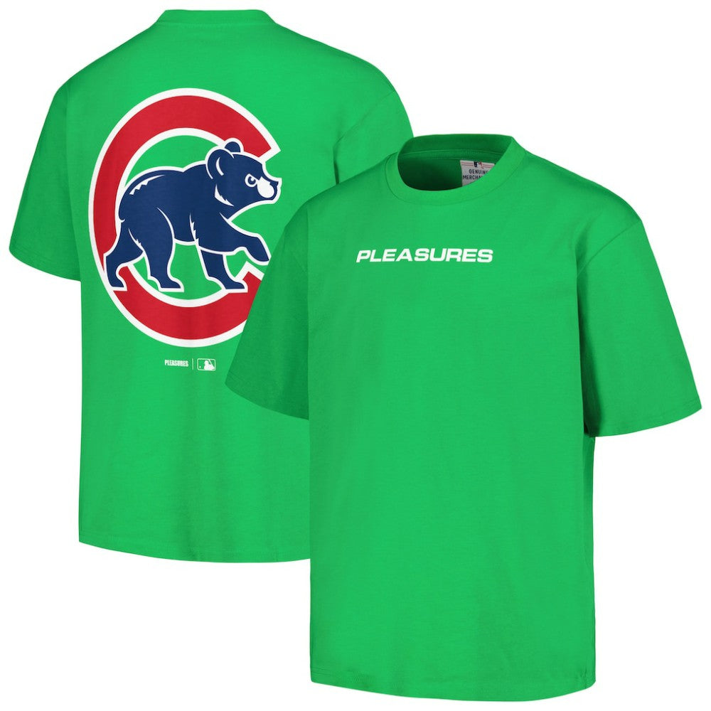 Chicago Cubs PLEASURES Ballpark T-Shirt - Green