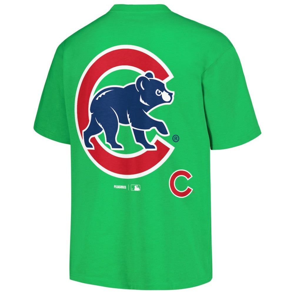 Chicago Cubs PLEASURES Ballpark T-Shirt - Green
