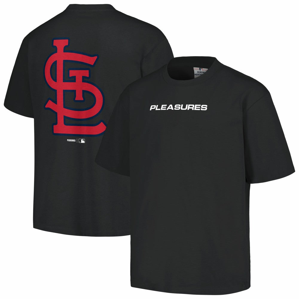 St. Louis Cardinals PLEASURES Ballpark T-Shirt - Black