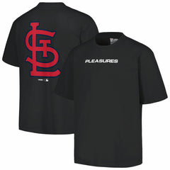 St. Louis Cardinals PLEASURES Ballpark T-Shirt - Black