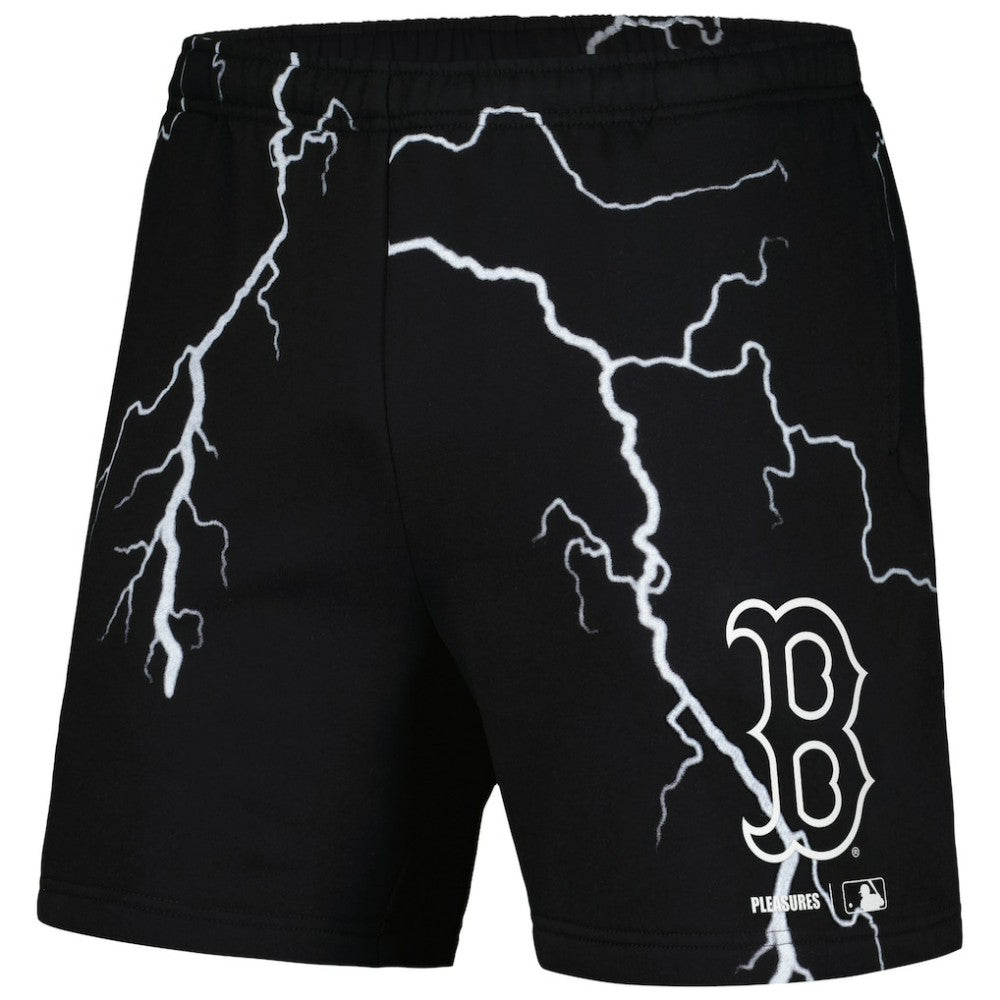 Boston Red Sox PLEASURES Lightning Shorts - Black