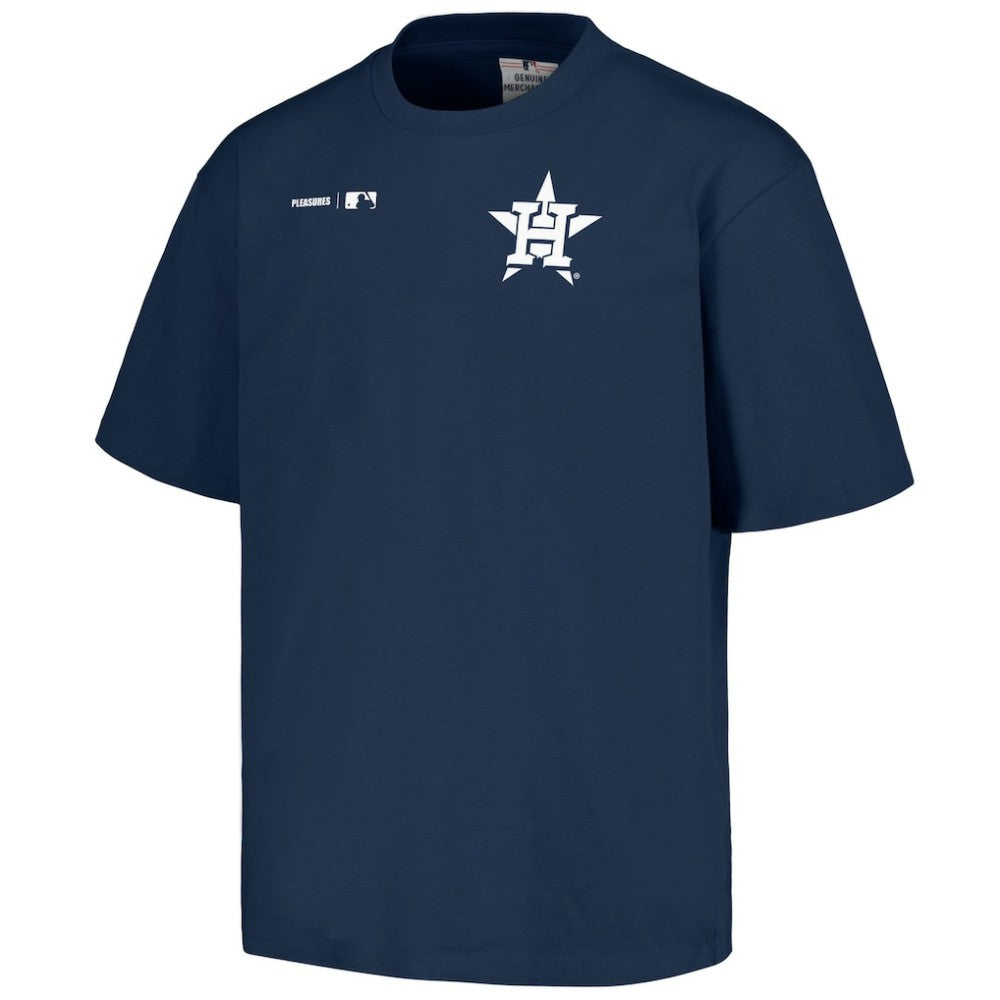 Houston Astros PLEASURES Precision T-Shirt - Navy
