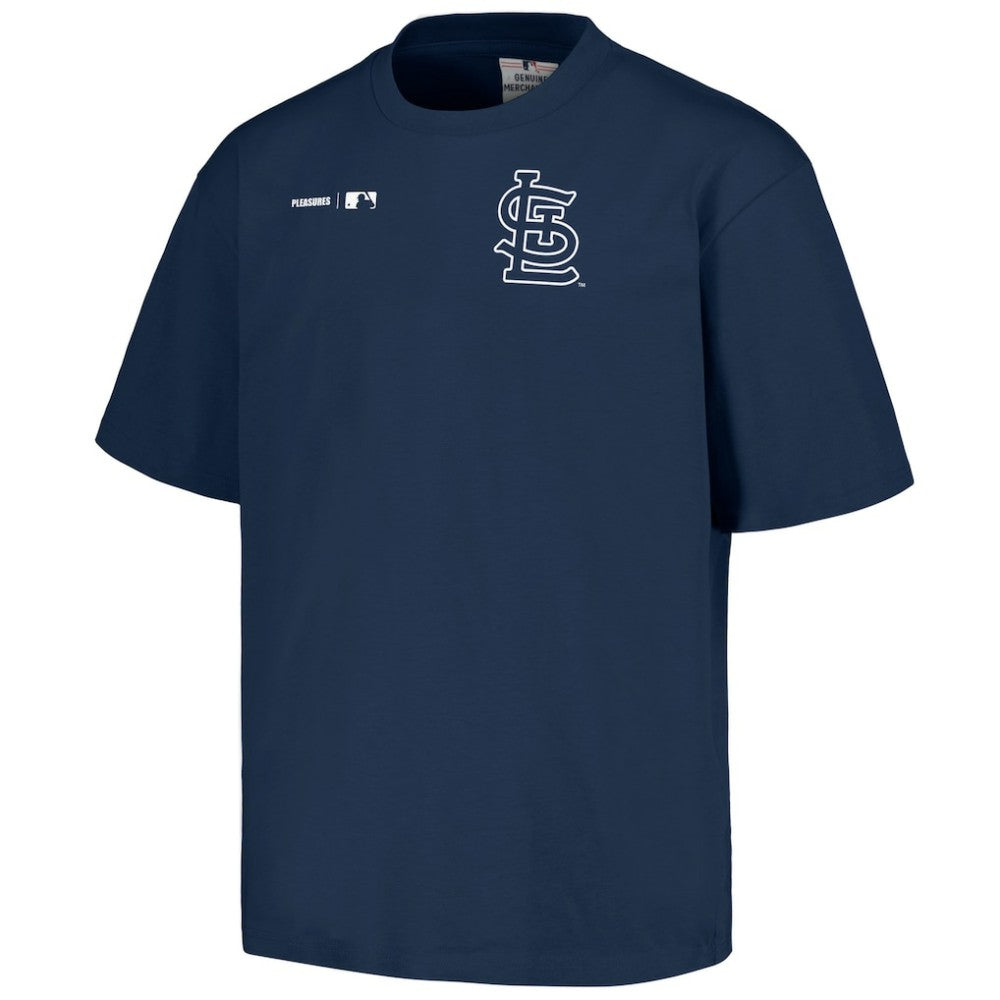 St. Louis Cardinals PLEASURES Precision T-Shirt - Navy
