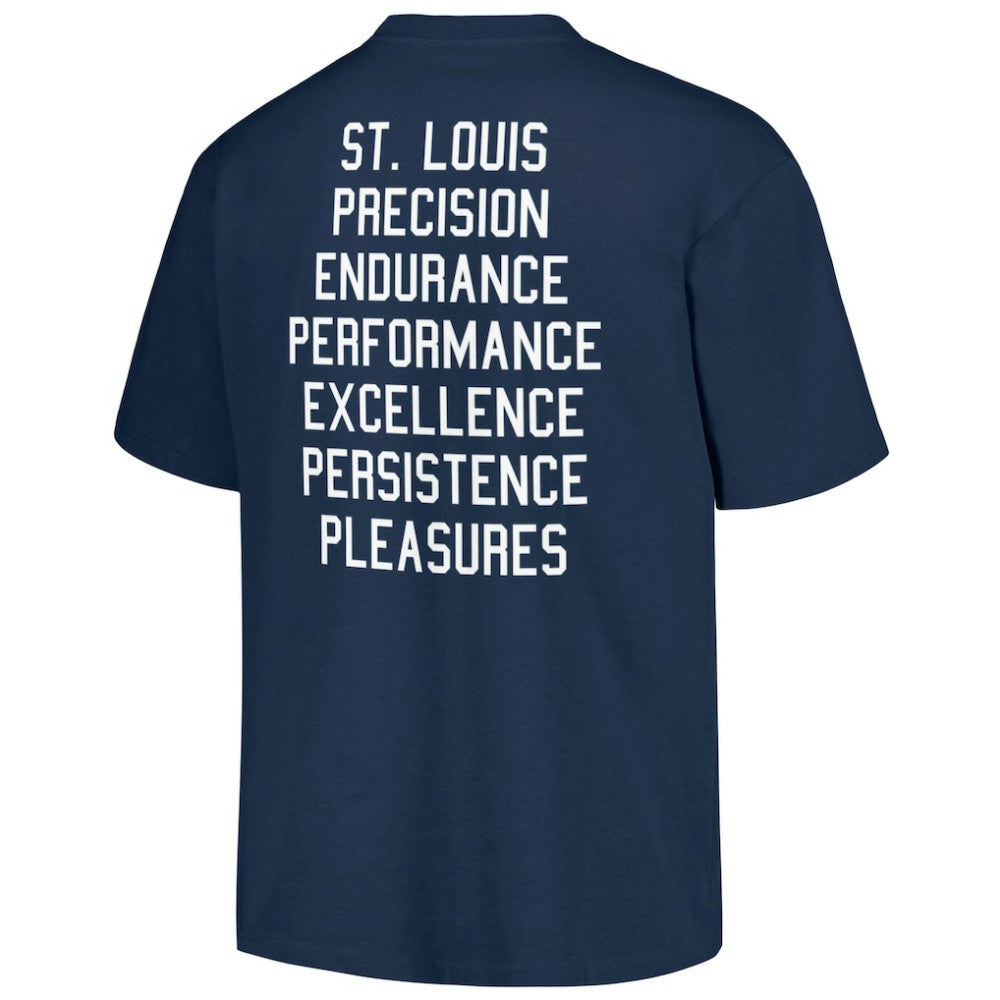 St. Louis Cardinals PLEASURES Precision T-Shirt - Navy
