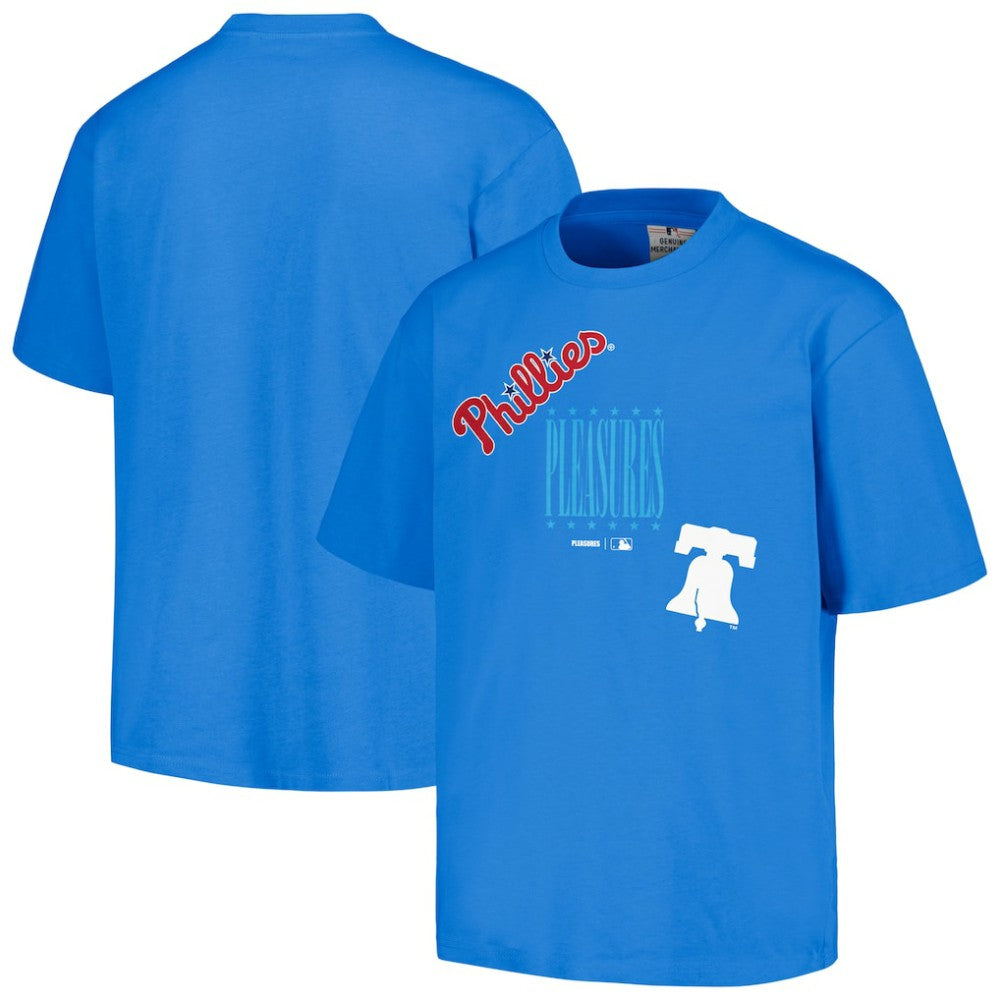 Philadelphia Phillies PLEASURES Repurpose T-Shirt - Royal